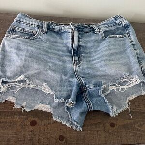 American Eagle comfy stretch back jean shorts